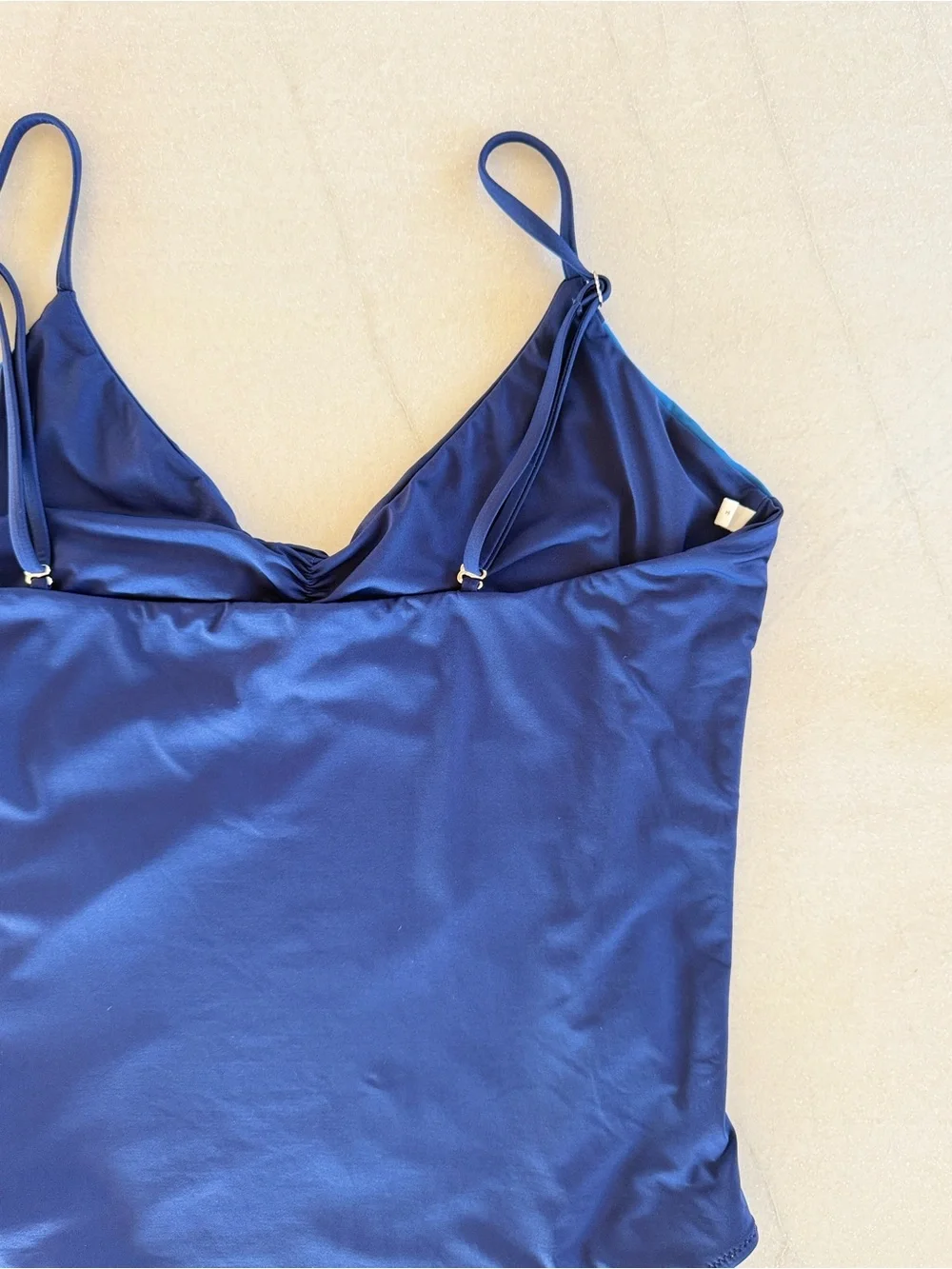 HATCH Collection The Zanzibar Maillot Maternity One Piece Swimsuit Blue Medium